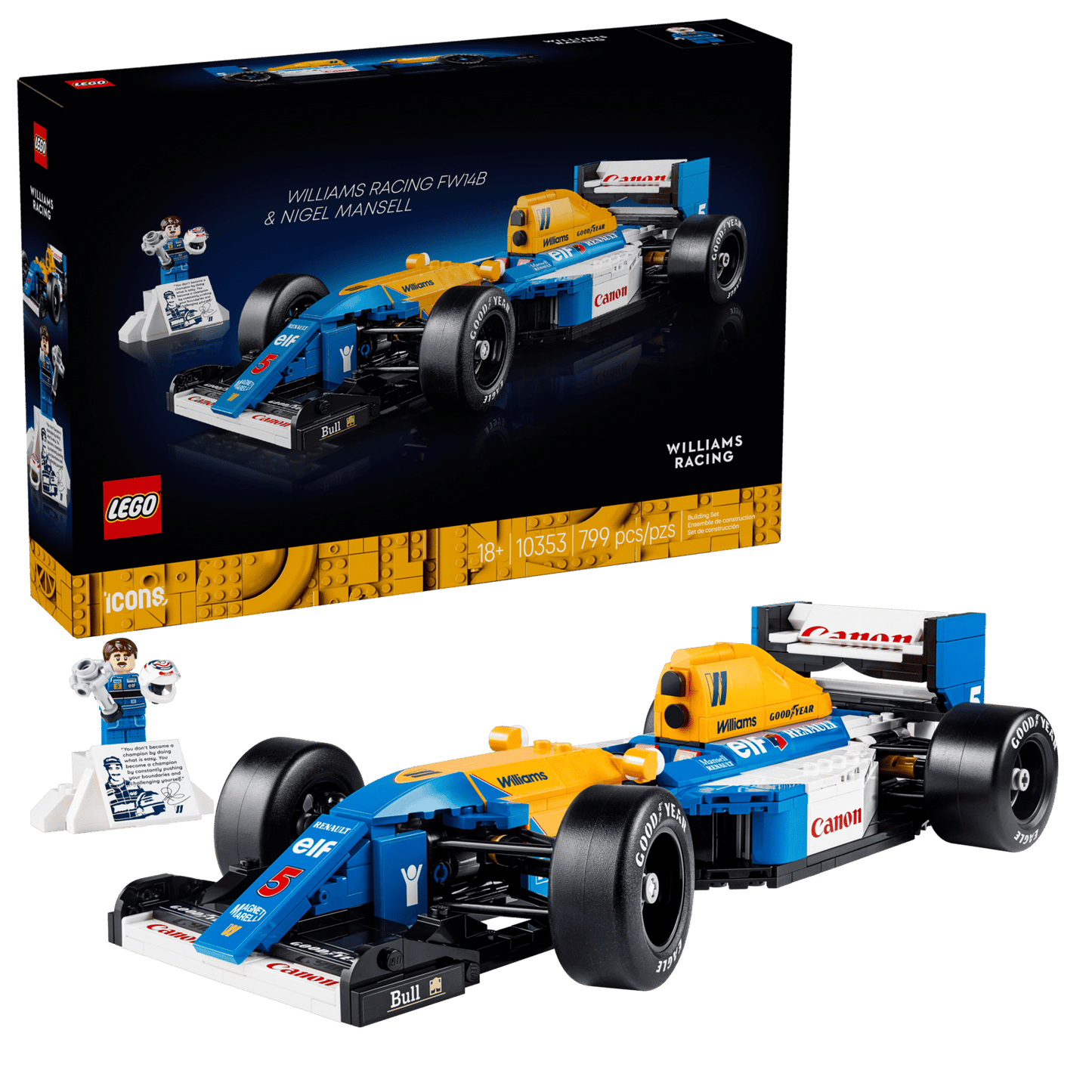 Lego - Williams Racing FW14B & Nigel Mansell