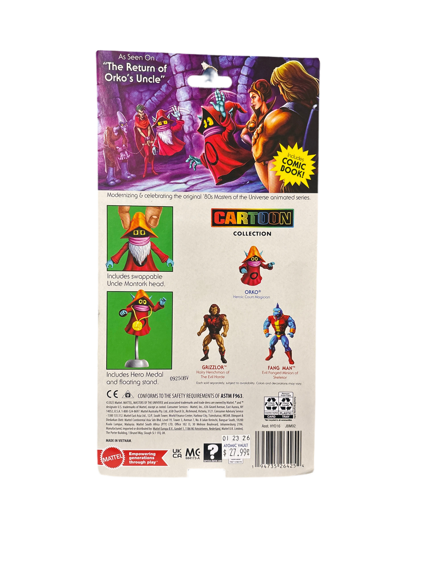 Mattel He-Man and the Monsters Of The Universe Orko Heroic Court Magician