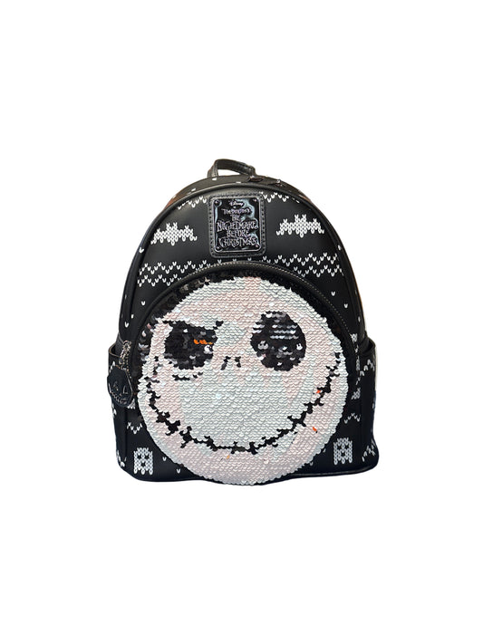 Loungefly TNBC Jack Skellington Reversible Mini Backpack