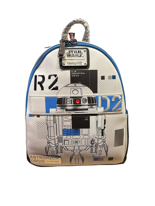 Loungefly Star Wars R2D2 light up mini backpack
