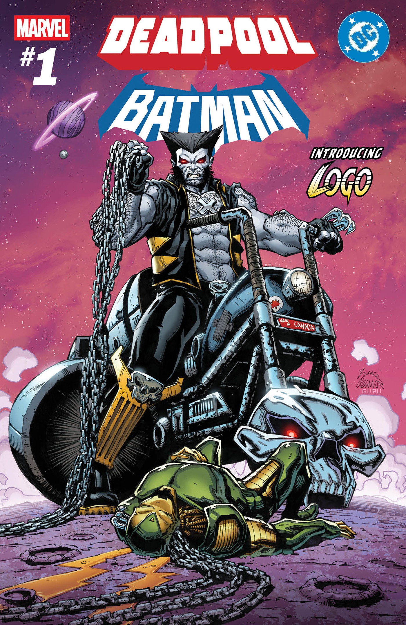 Marvel/DC: Deadpool/Batman #1 Ryan Stegman 2 Nd Printing Variant