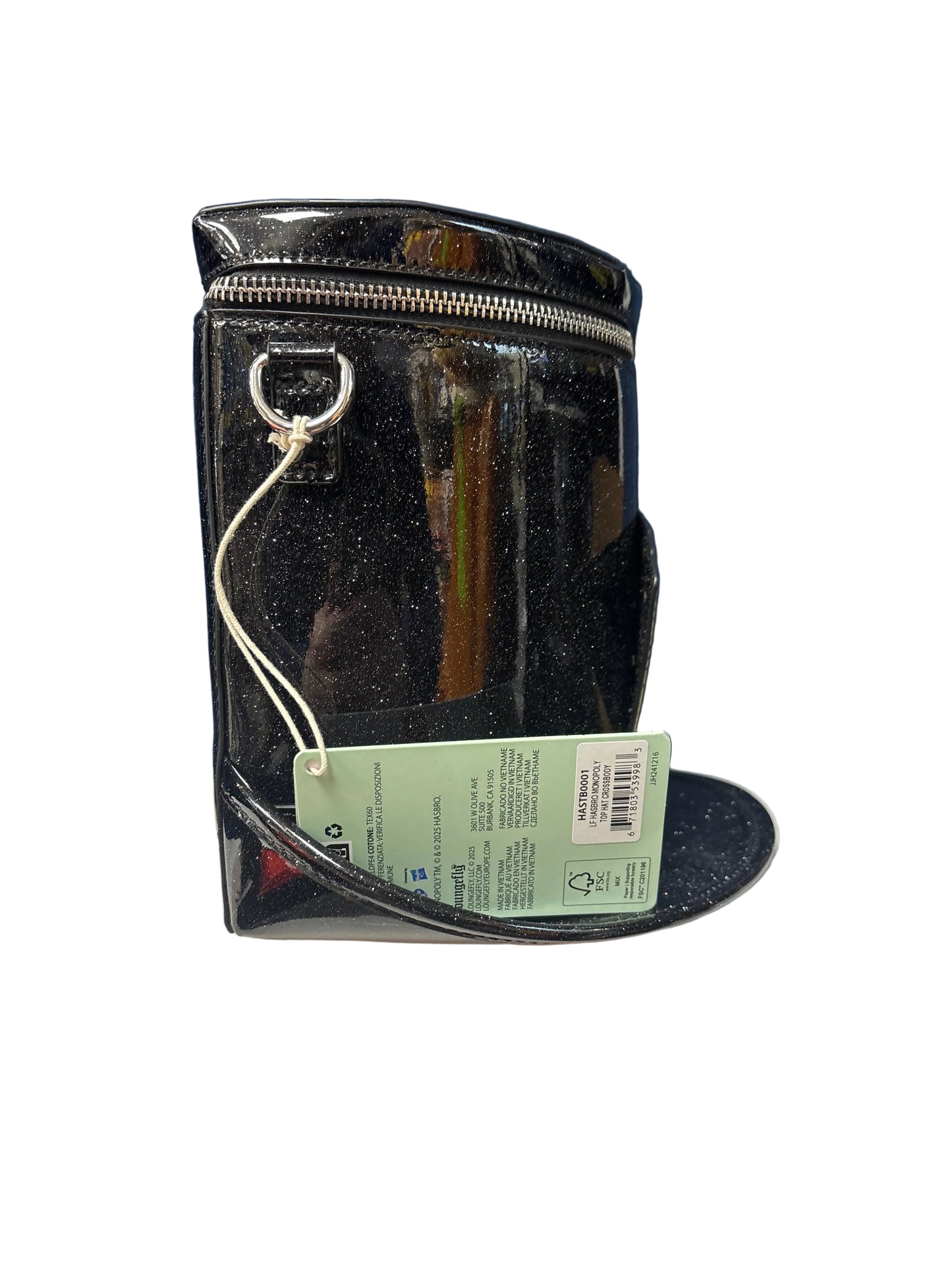 Loungefly Hasbro Monopoly Top Hat Crossbody Bag