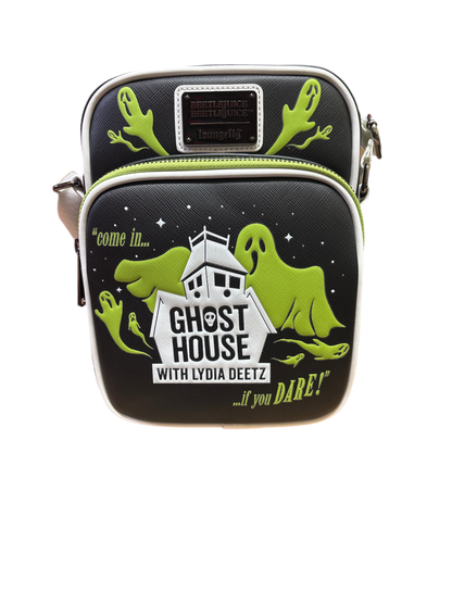 Loungefly Beetlejuice Beetlejuice Ghost House Glow Crossbody