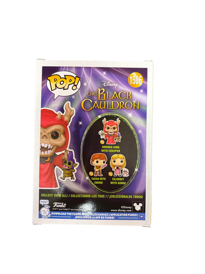 Funko The Black Cauldron Funko Pop! Horned King With Creeper #1586 Vinyl Figure