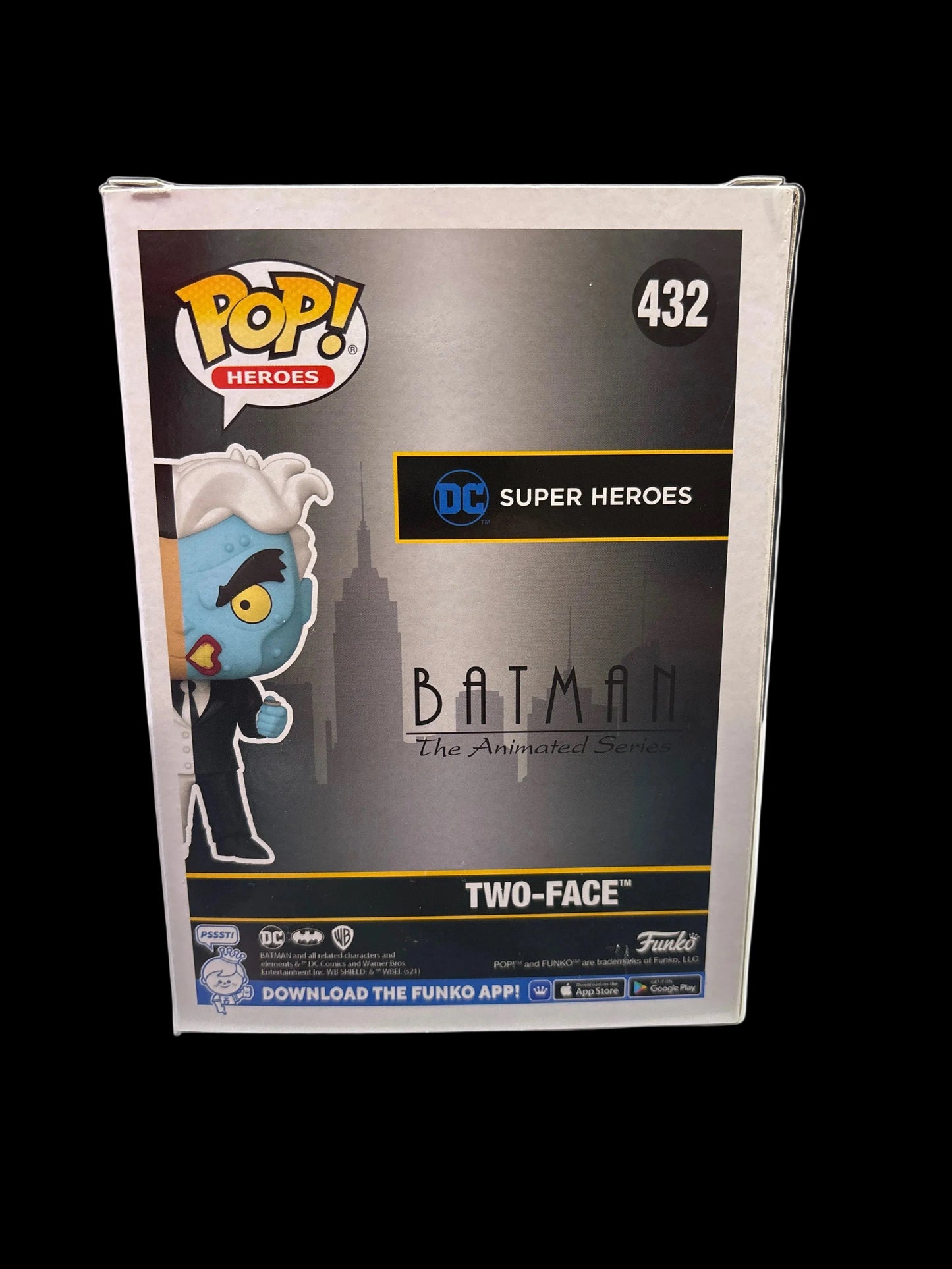 Funko Batman The Animated Series Two Face 432 Signed by Richard Moll