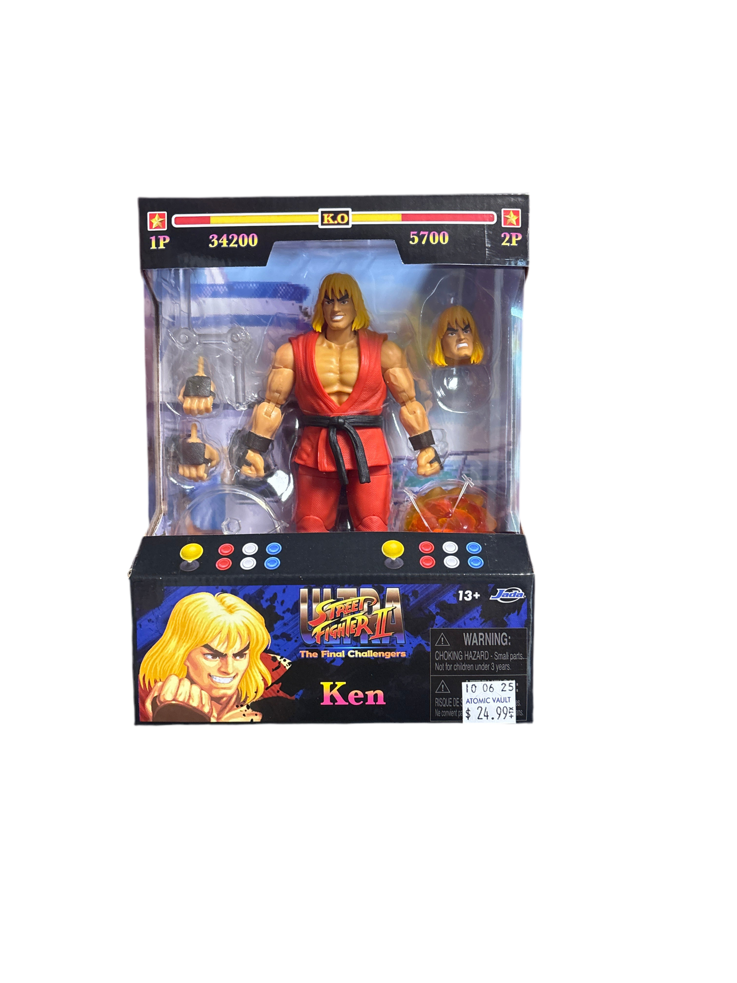 Jada Ultra Street Fighter 2 The Final Challengers: Ken (Red Robe)