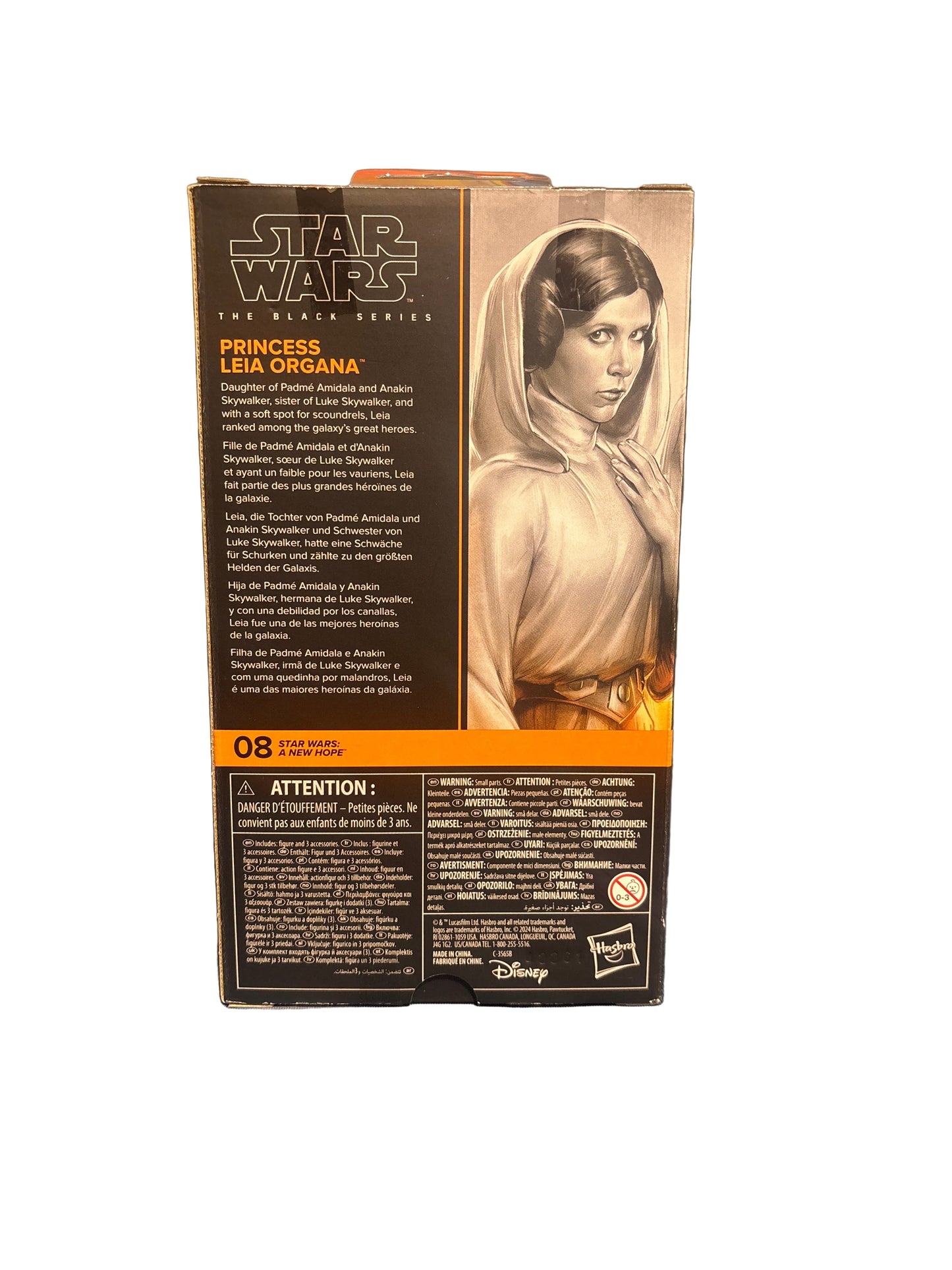 Hasbro Star Wars A New Hope Black Series Princess Leia Organa