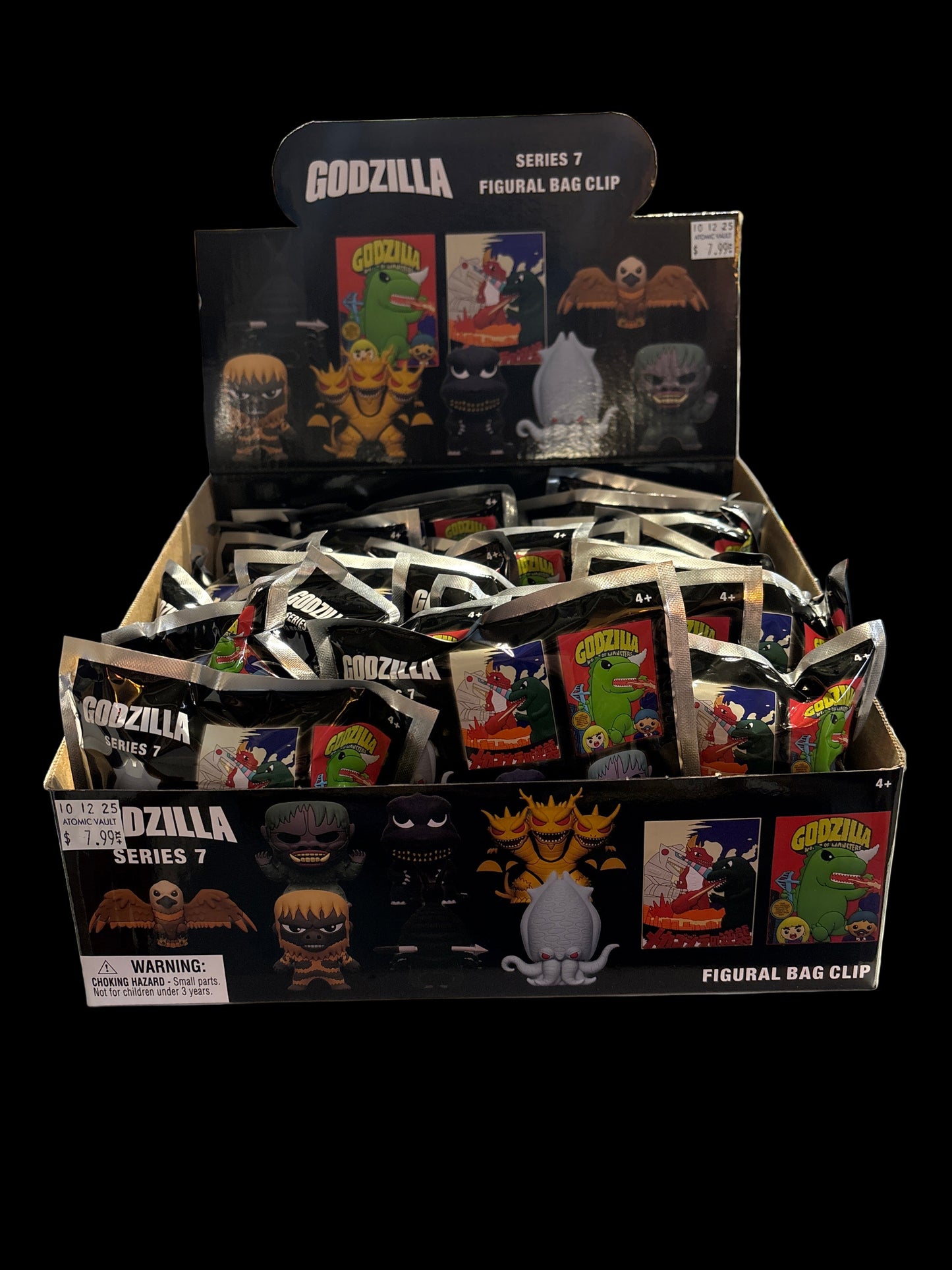 Godzilla Figural Bag Clip Series 7