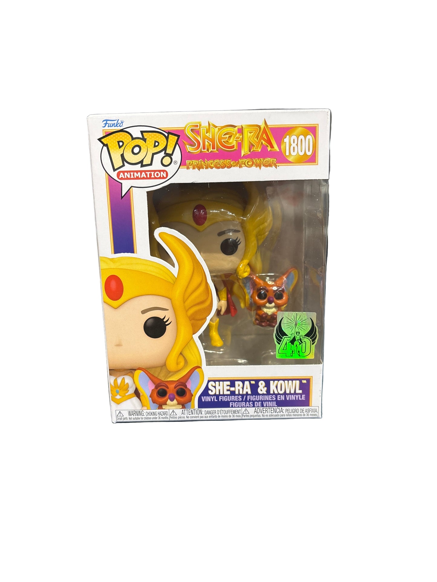 Funko She-Ra Princess of Power 40th Anniversary She-Ra & Kowl 1800