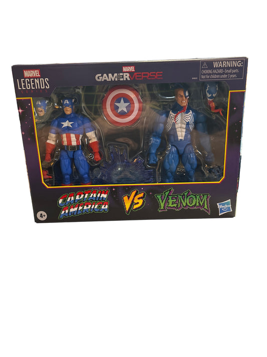 Hasbro Marvel Legends Gamerverse Captain America vs Venom