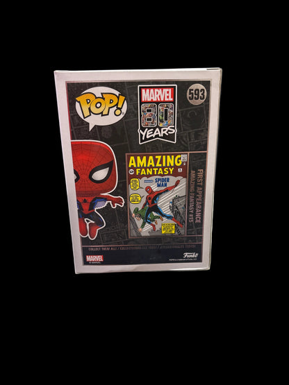 Funko Marvel 80 Years Spider-Man 593 Signed by Robbie Daymond