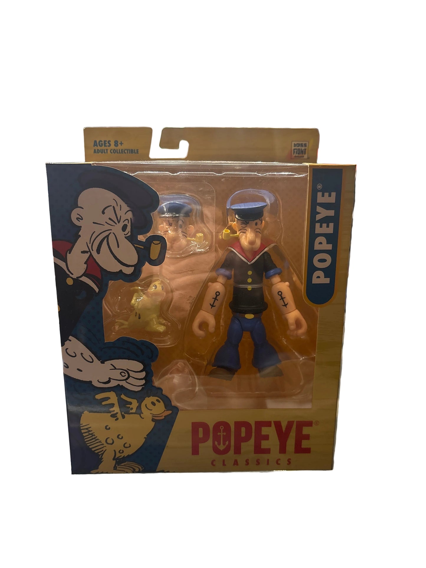 Boss Fight Popeye Classics Popeye Black Shirt