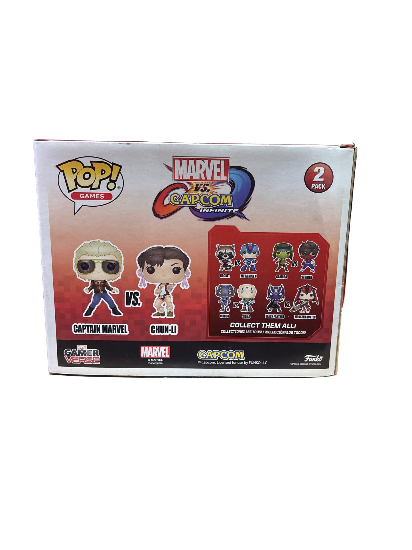Funko Captain Marvel vs Chun-Li 2 Pack
