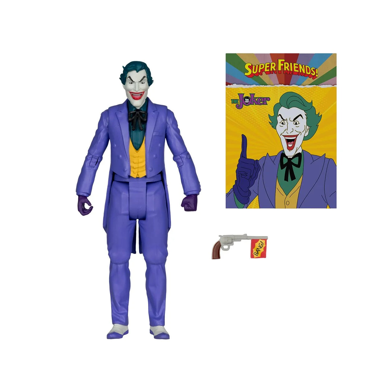 McFarlane - DC Retro Wave 17 Super Friends The Joker 6-Inch Scale Action Figure