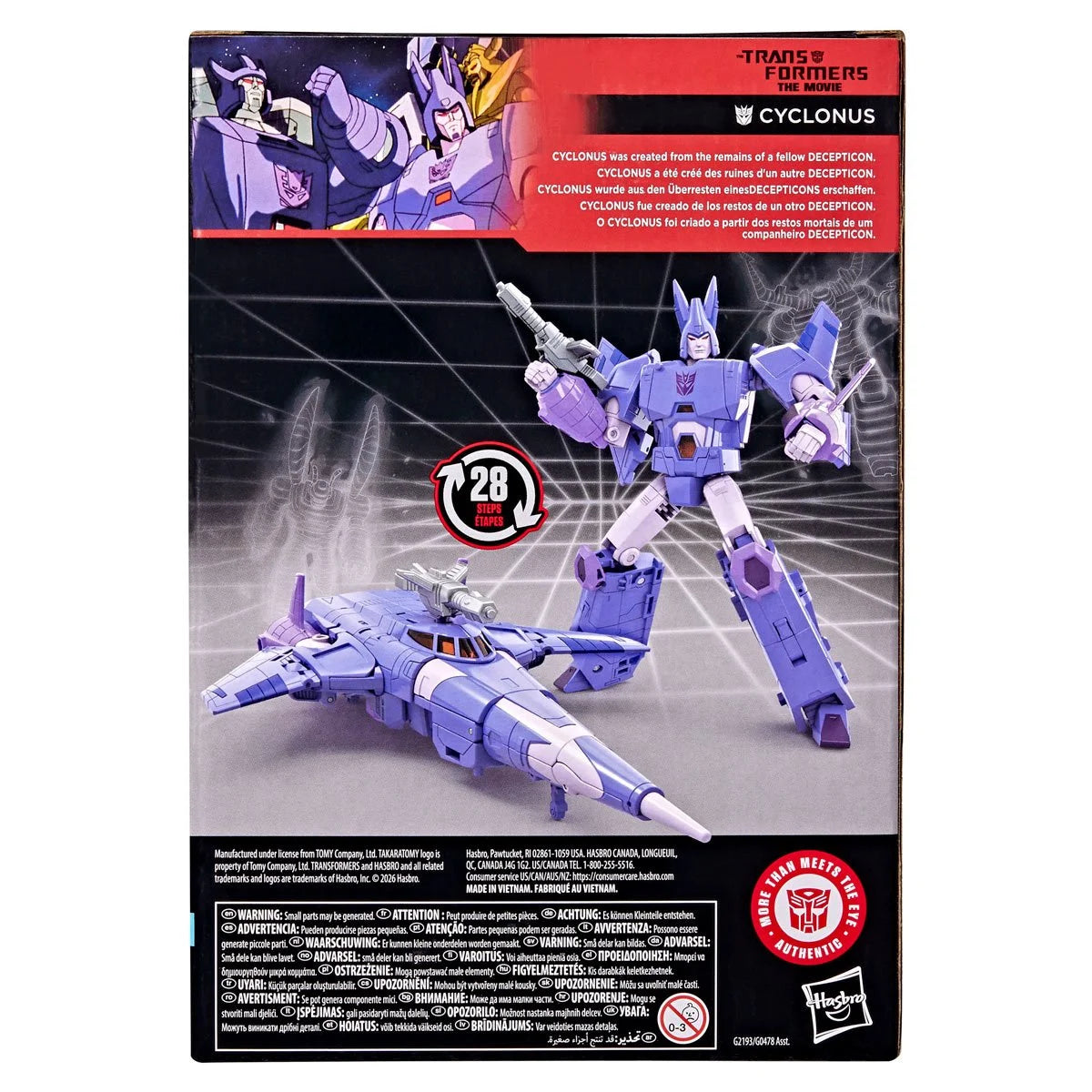 Hasbro - Transformers Studio 86 Series Voyager Class The Transformers: The Movie Cyclonus