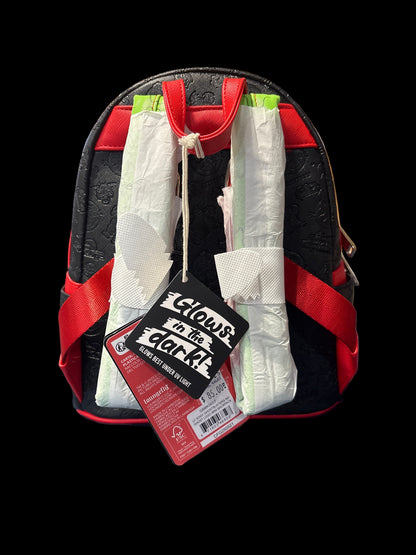 Loungefly Ghostbusters No Ghost Logo Glow in the Dark Mini Backpack