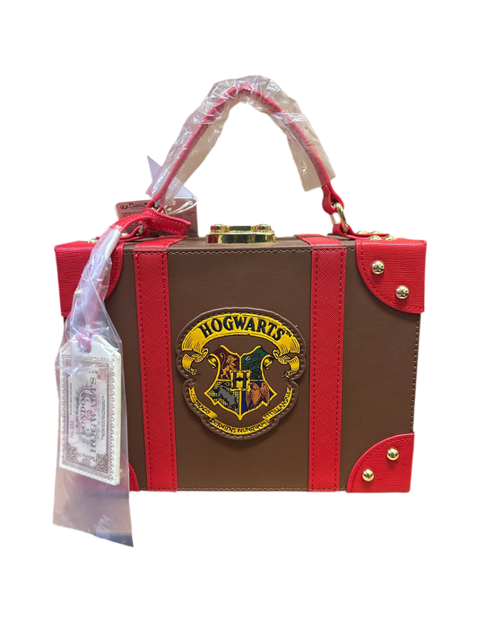 Loungefly Harry Potter Hogwarts Express Luggage Trunk Crossbody Bag