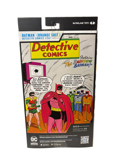 McFarlane DC Multiverse Batman Orange Suit Platinum Edition