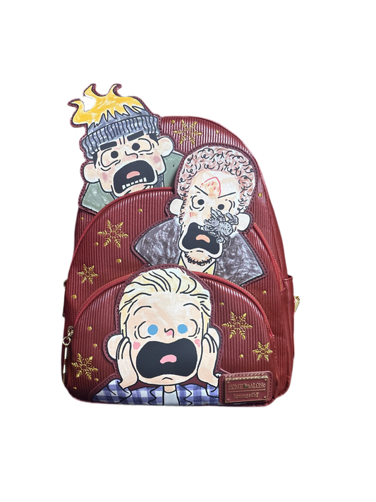 Loungefly Home Alone Cartoon Sketch Mini Backpack