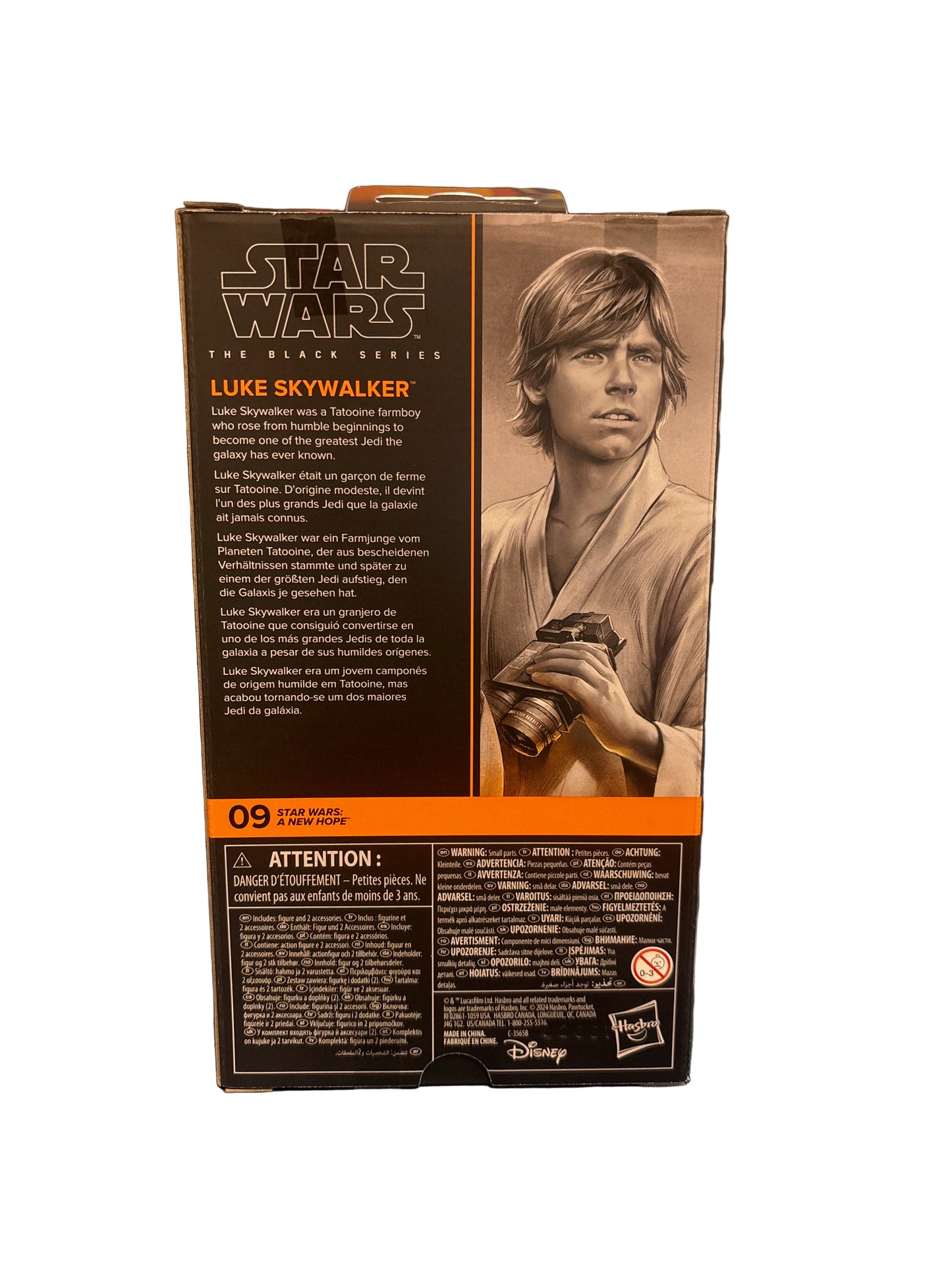 Hasbro Star Wars A New Hope Black Series Luke Skywalker