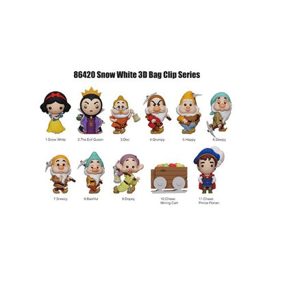 Monogram - Snow White Classic Series 66 3D Foam Bag Clip