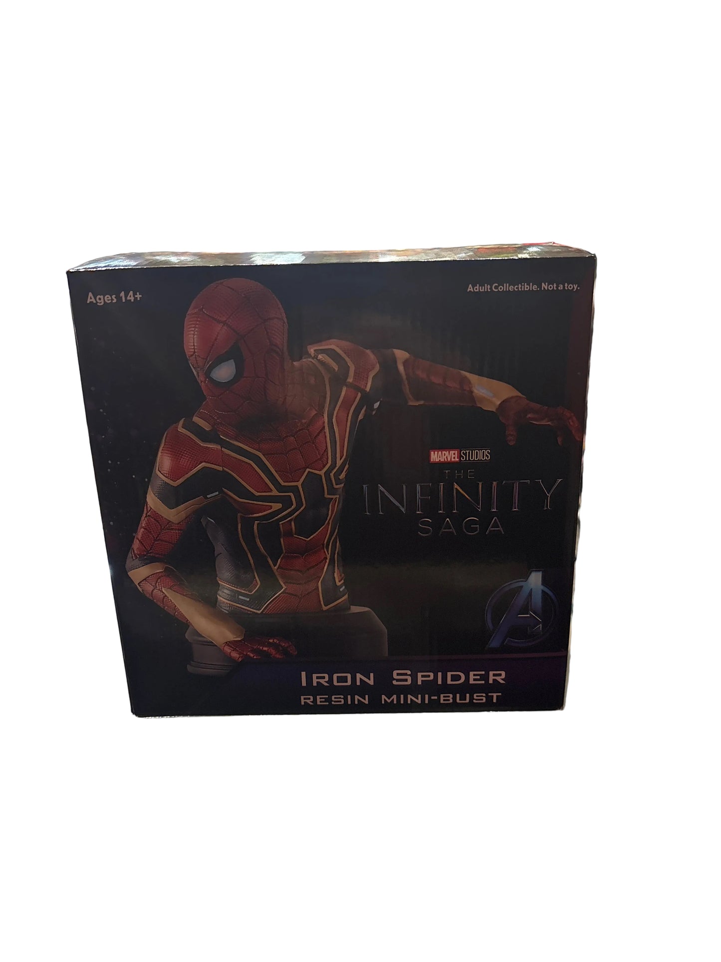 Diamond Select Infinity Saga Iron Spider Resin Mini Bust