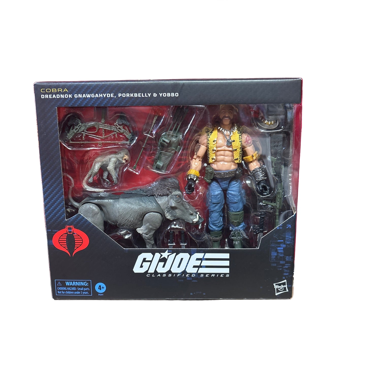 Hasbro GI Joe Classified Series Cobra Dreadnok Gnawgahyde, Porkbelly and Yobbo