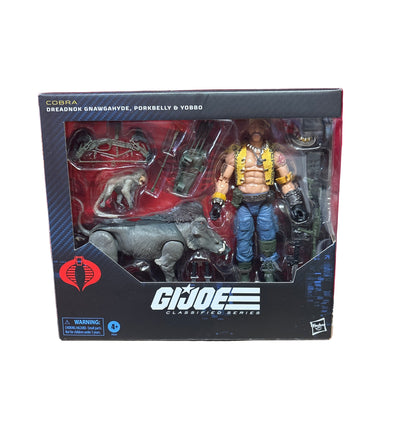 Hasbro GI Joe Classified Series Cobra Dreadnok Gnawgahyde, Porkbelly and Yobbo