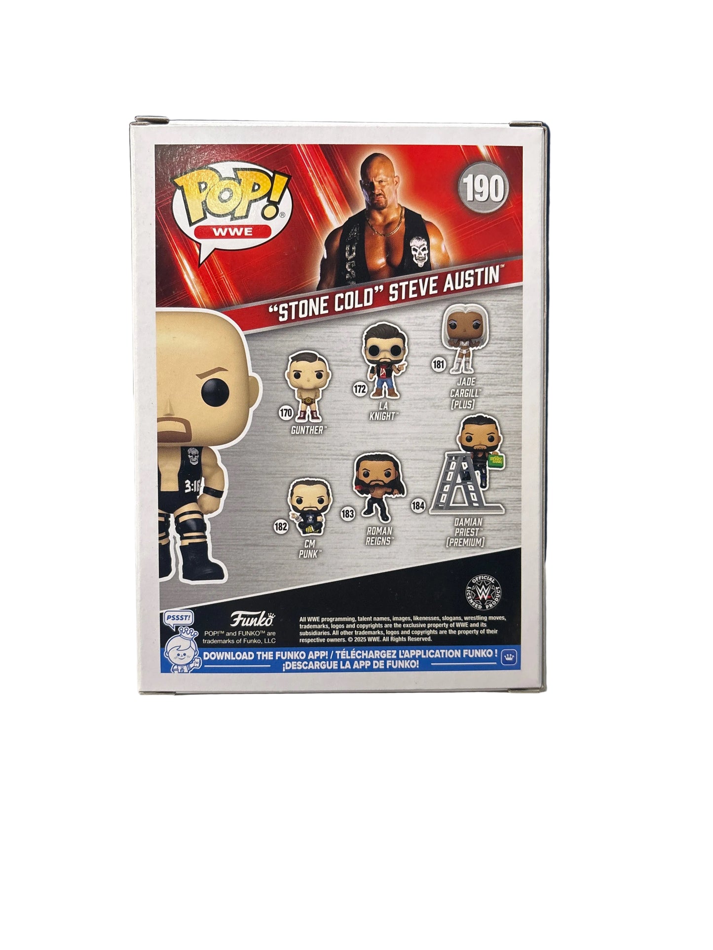 Funko WWE “Stone Cold” Steve Austin 190