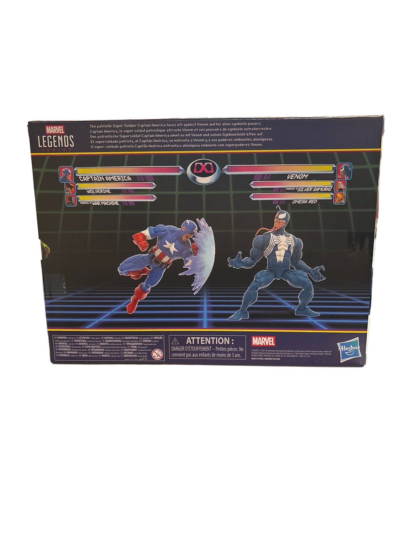 Hasbro Marvel Legends Gamerverse Captain America vs Venom