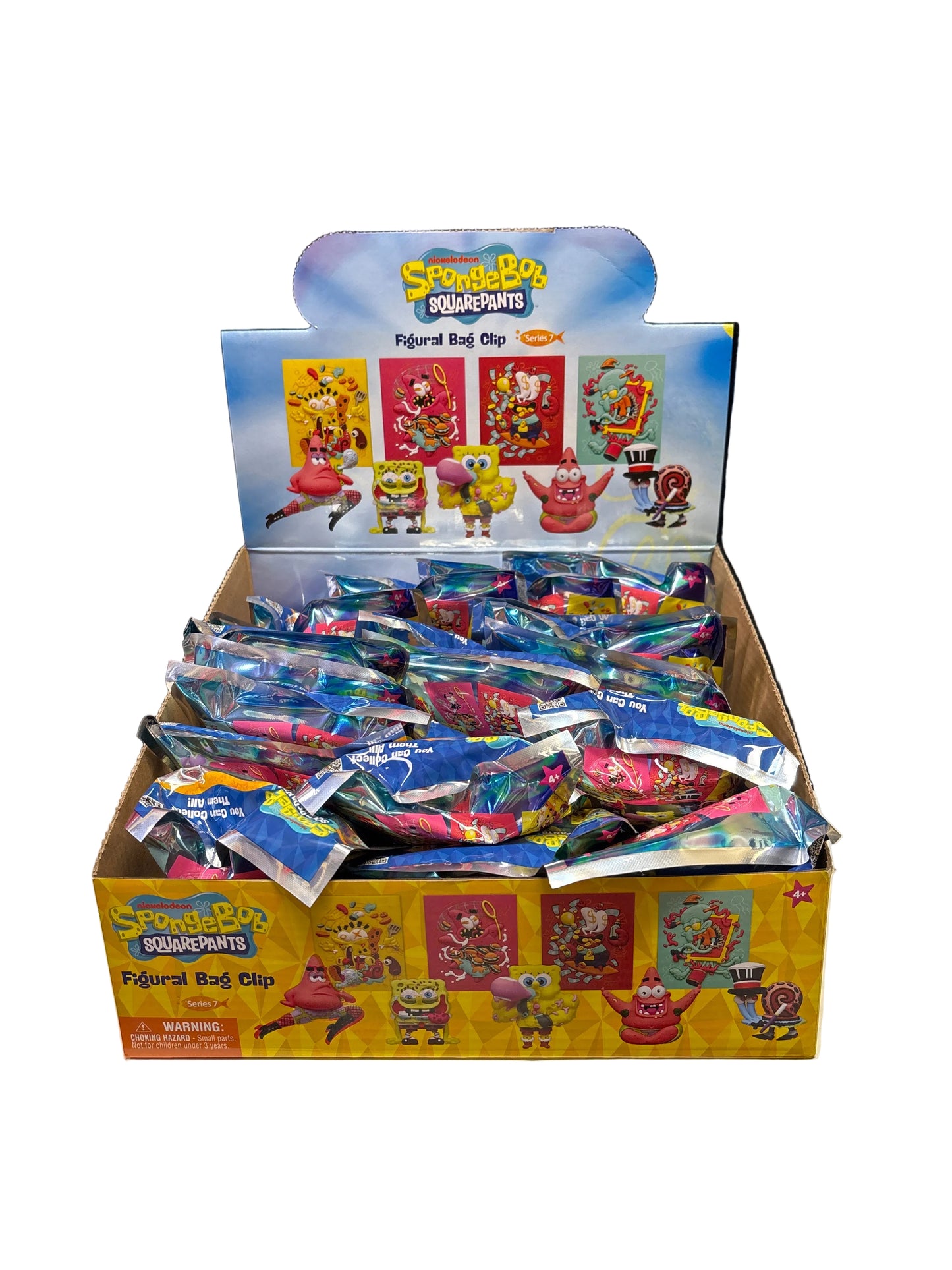 SpongeBob Foam Bag Clips
