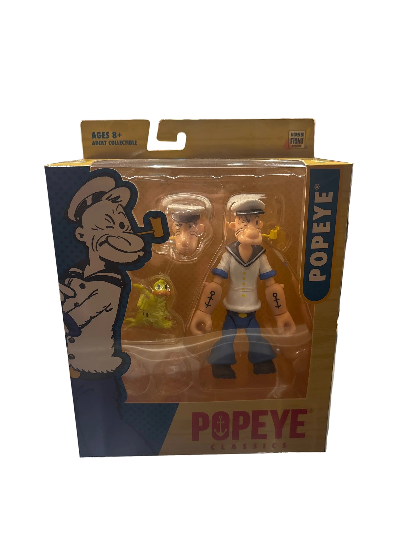Boss Fight Popeye Classics Popeye White Shirt