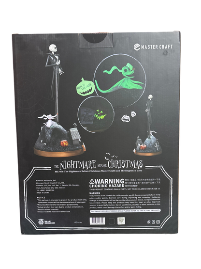 MC-076 The Nightmare Before Christmas Master Craft Jack Skellington & Zero