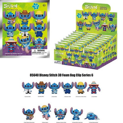 Monogram - Lilo & Stitch Stitch Series 6 3D Foam Bag Clip