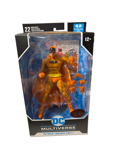 McFarlane DC Multiverse Batman Orange Suit Platinum Edition