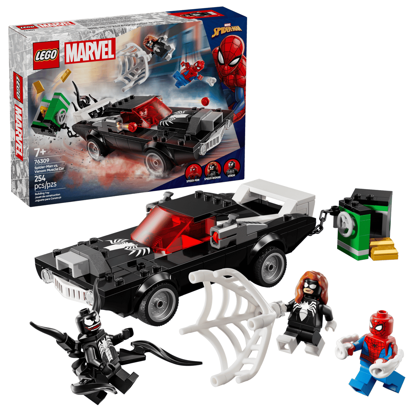 LEGO - Marvel #76309 Spider-Man vs. Venom Muscle Car