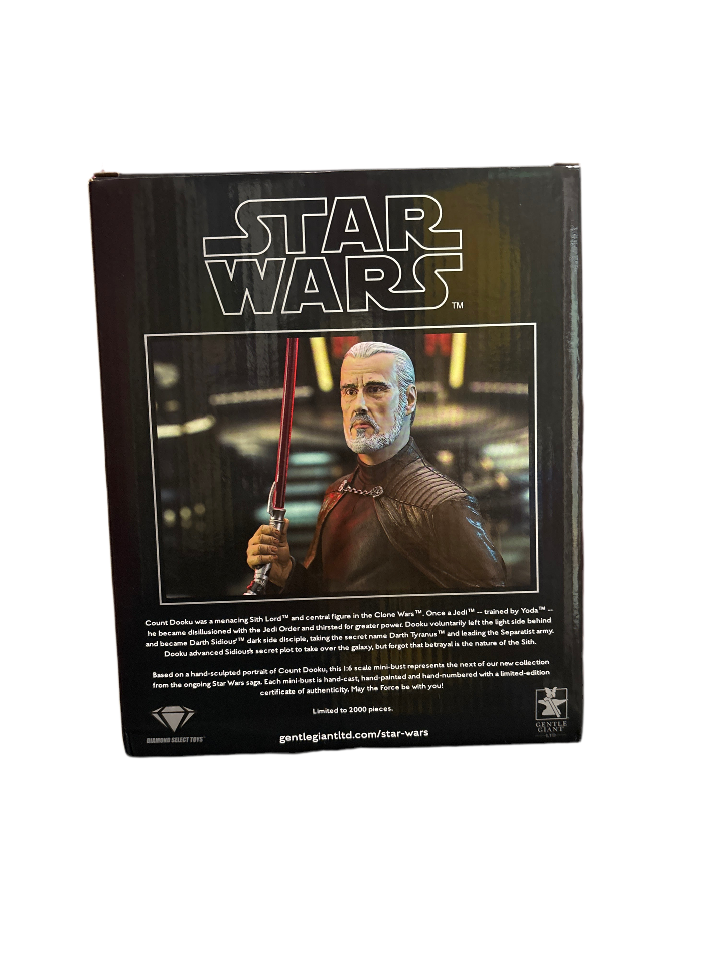 Star Wars Count Dooku 1:6 Scale Mini Bust