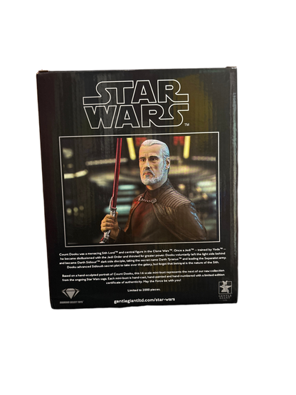 Star Wars Count Dooku 1:6 Scale Mini Bust