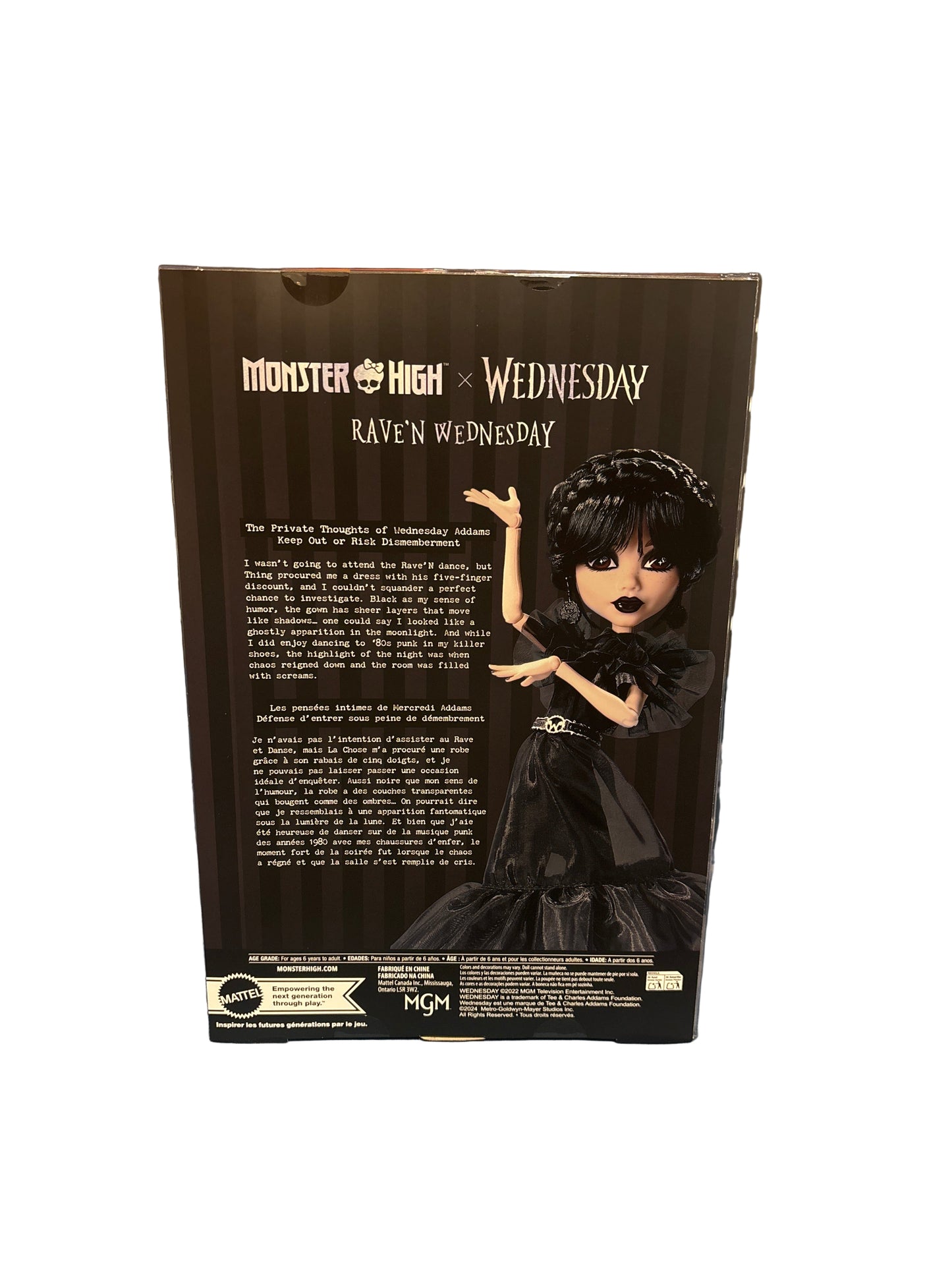 Mattel Monster High Wednesday - Rave’N Wednesday