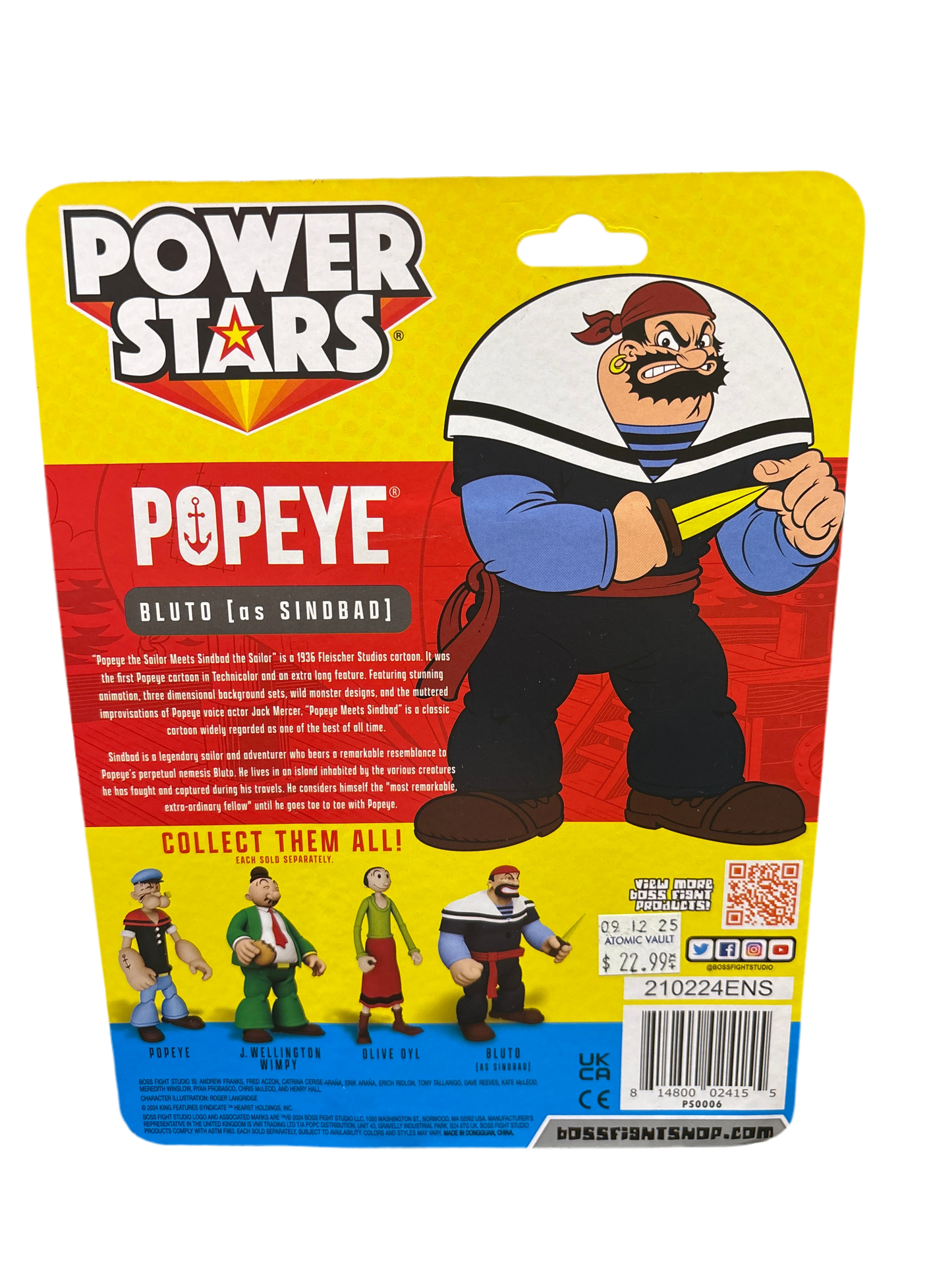 Power Stars Bluto as Sinbad