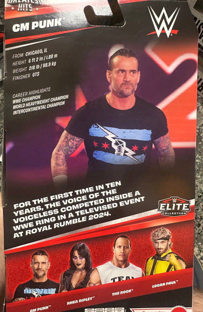Mattel - WWE Elite Collection Greatest Hits Action Figure CM Punk