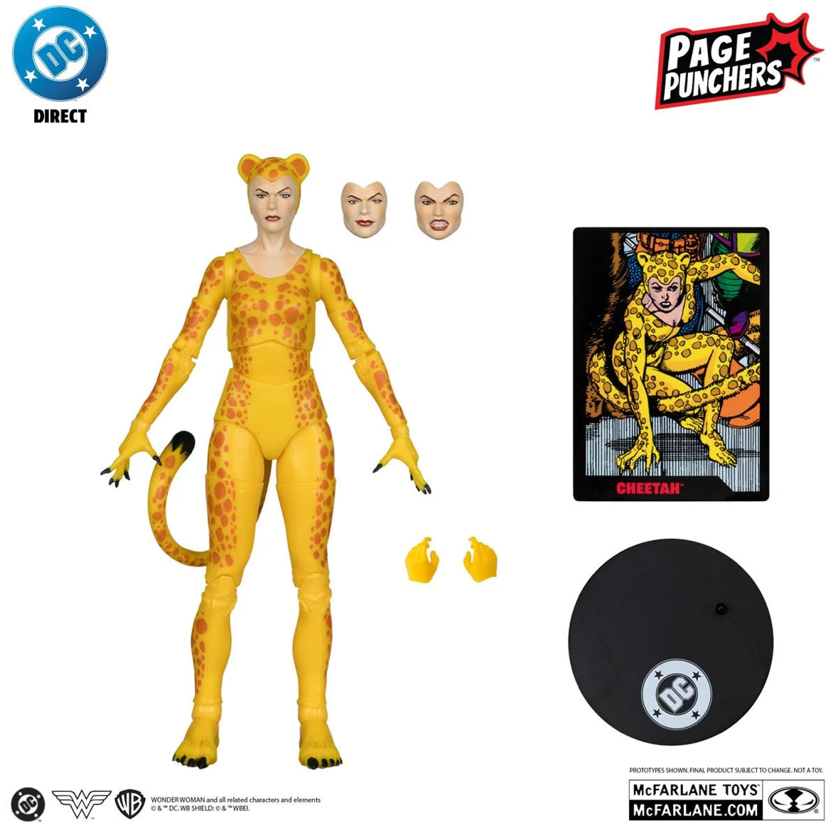 McFarlane DC Direct Platinum Edition Cheetah Page Punchers 7in Figure