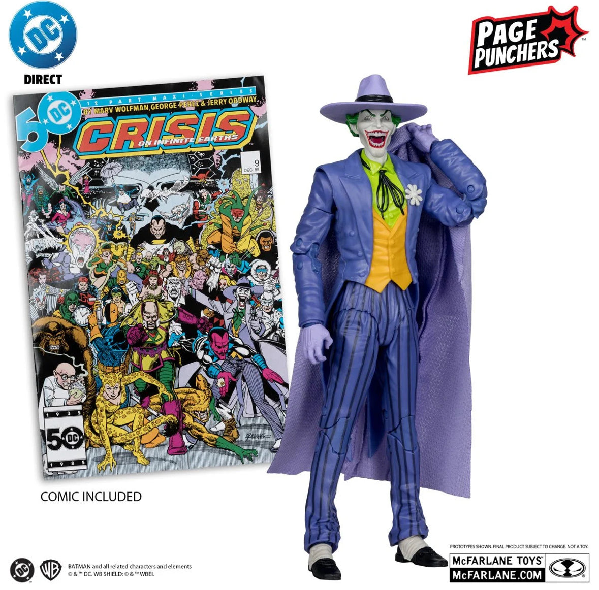 McFarlane DC Direct The Joker Page Puncher 7in Figure