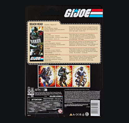 Hasbro GI Joe Beach Head 6in Action Figure
