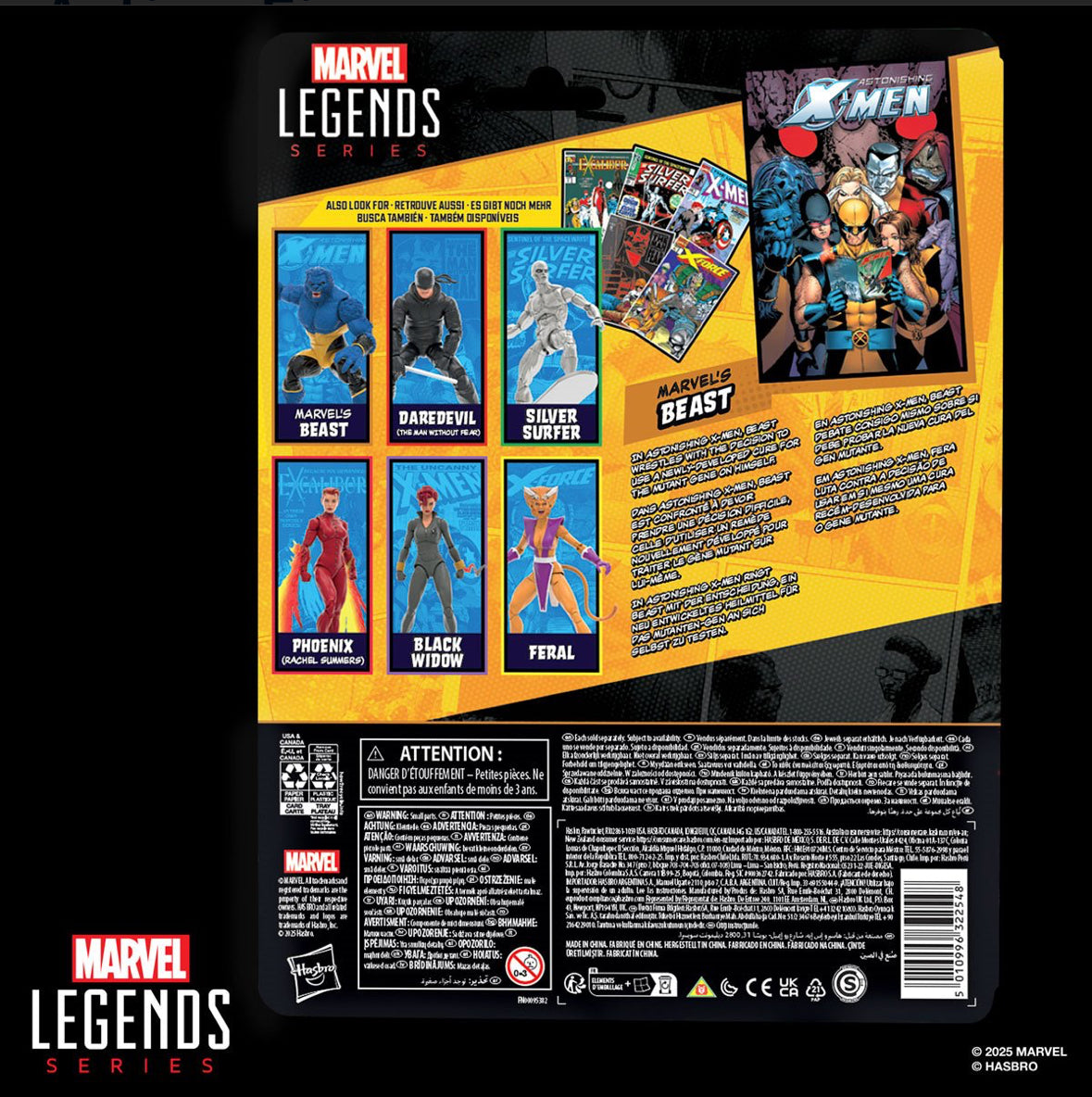 Hasbro Marvel Legends Series Astonishing X-Men Marvel’s Beast