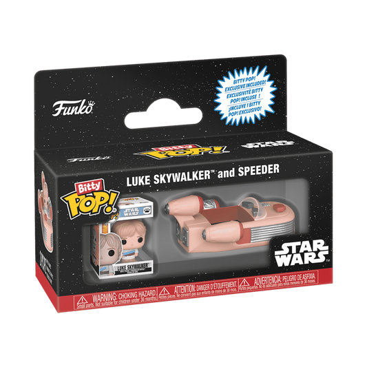 Bitty Pop - Star Wars Luke Skywalker and Speeder
