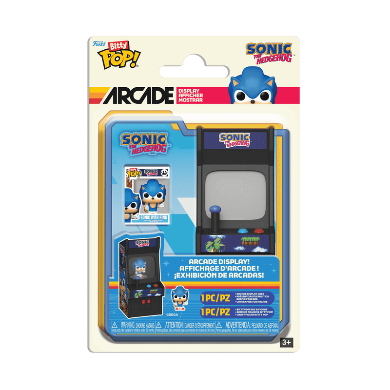 Bitty Pop - Arcade Display Sonic the Hedgehog