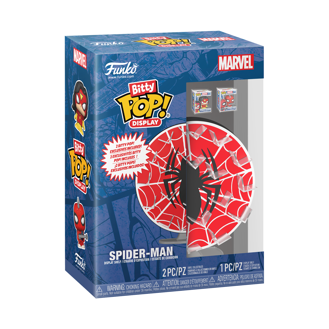 Funko Pop! Bitty Display - Marvel Spider-Man Display Shelf