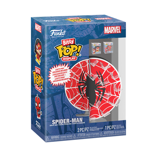 Funko Pop! Bitty Display - Marvel Spider-Man Display Shelf