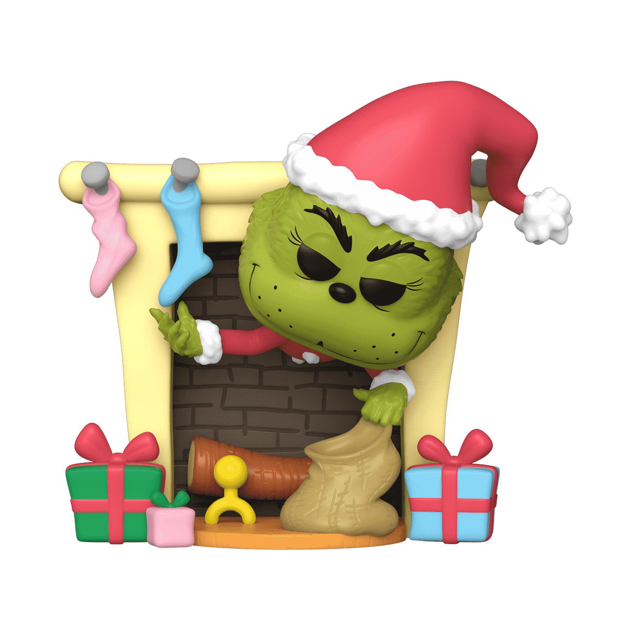 Funko - Dr. Seuss Grinch With Bag Deluxe Funko Pop! Vinyl Figure #35